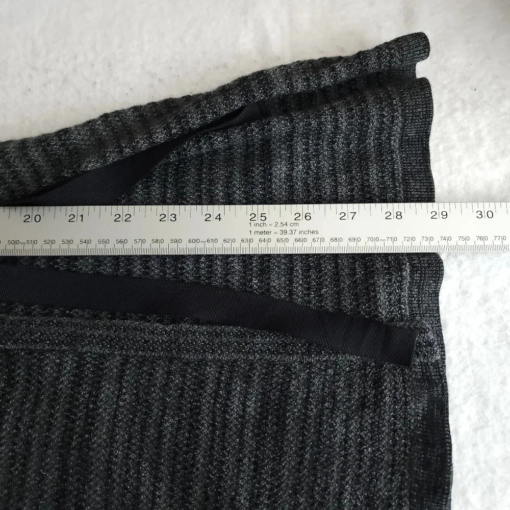Eileen Fisher Striped Lightweight Knit Wrap Top Dolman Sleeves - Picture 7 of 7